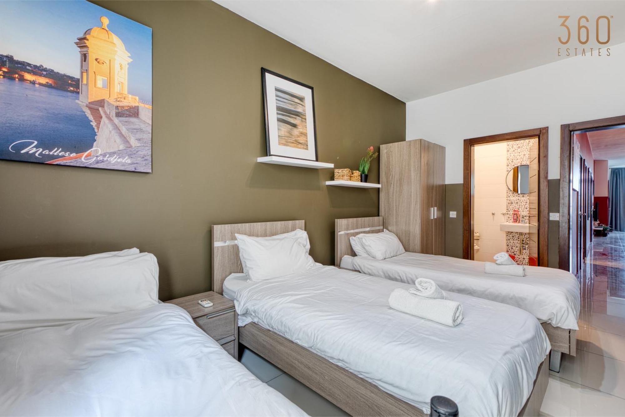 A Lovely 3 Bedroom, 3 Baths Home In The Centre Of Gzira By 360 Estates Buitenkant foto